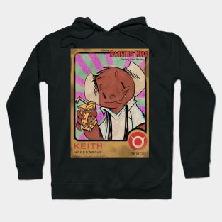 Raising Hell vintage Keith trading card Hoodie